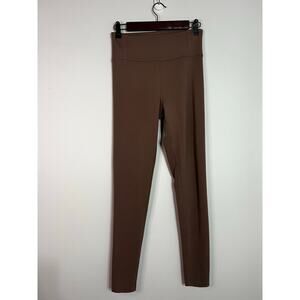 Girlfriend Collective High rise full length leggings in brown size Medium